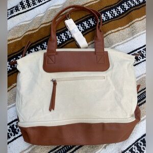 Graf Lantz Weekender Carry-On Travel 17" Alltrue Canvas + Vegan Leather